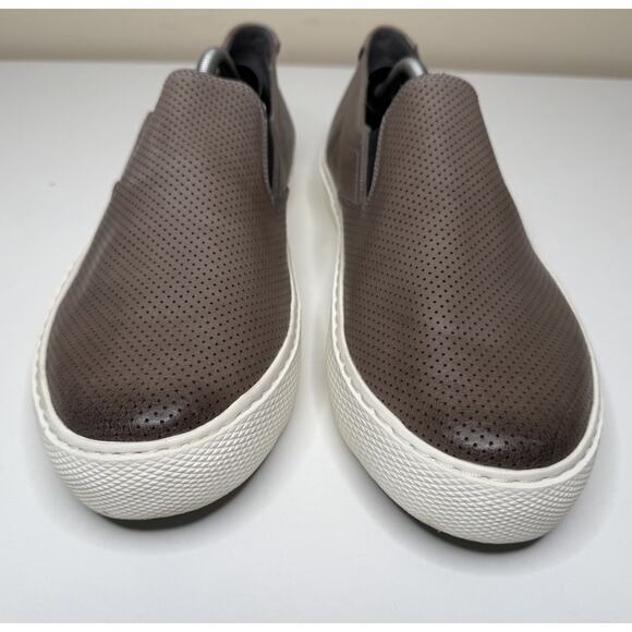 Cole Haan GrandPro Deck Shoe Mens 12M Taupe Grey Slip On Comfort C30776 Loafer - Picture 2 of 9